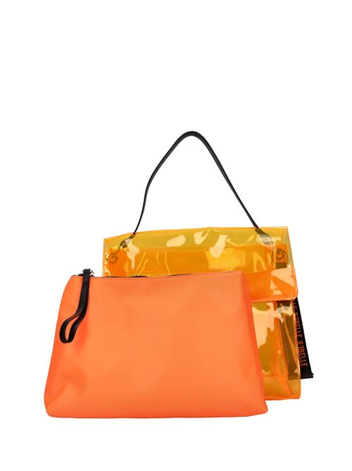 Borsa in plexi REBELLE | REB0192ARANCIONE FLUO